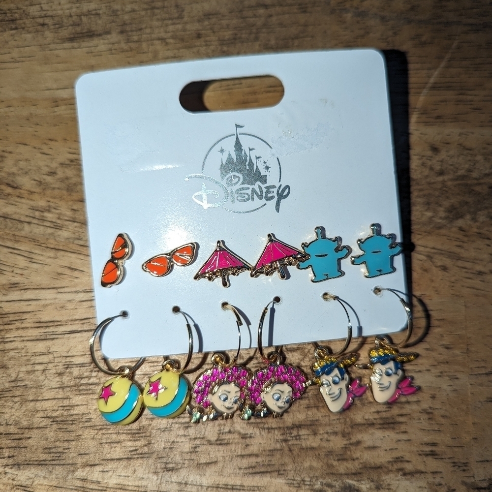 NWT. Toy Story Earrings. Set of 6 earrings new with tags. Toy Story accessories